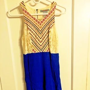 Aztec design dress